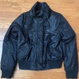 Vintage Havana Midnight Black Puffer Jacket
